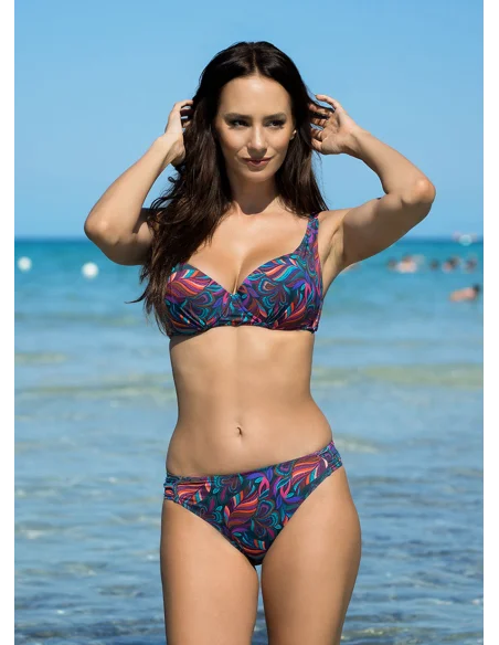 Dwuczęściowy strój kąpielowy BARBADOS w modny print [2502]