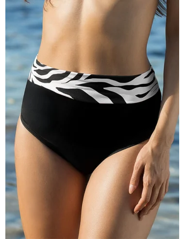 Majtki stroju kąpielowego w zebrę...