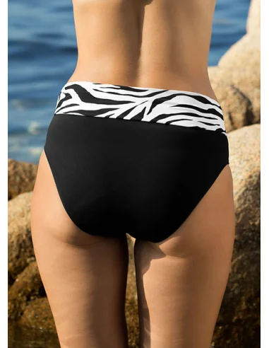 Majtki stroju kąpielowego w zebrę...