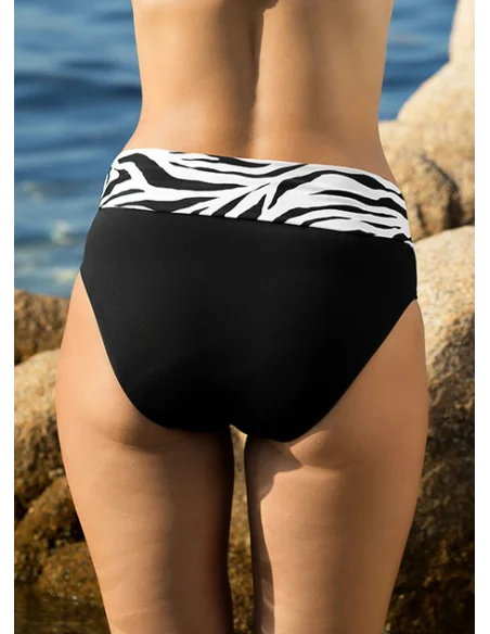 Majtki stroju kąpielowego w zebrę Kaledonia/Majorca/La Palma [2501]