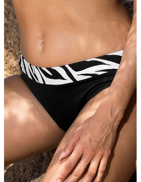 Dół stroju kąpielowego w zeberkę Itaka [2501]