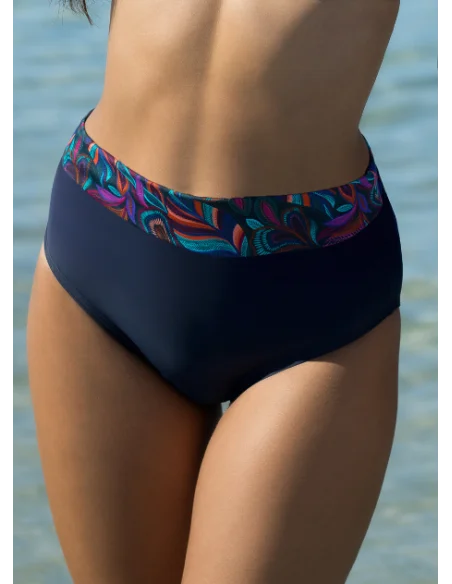 Granatowe majtki z wysokim stanem Kaledonia/La Palma [2502]