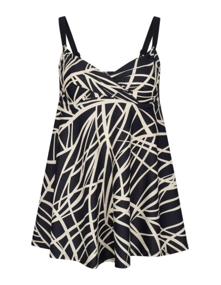 Czarno-białe tankini MENORCA [2013]