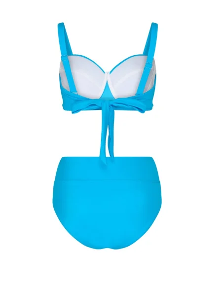 Bikini z wysokim stanem Ibiza 2519 (turkus)