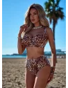 Dół od bikini - Ibiza panterka, figi z wygodnym kryciem