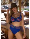 Dół od bikini - La Palma granatowy we wzory, regulowane figi