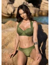 Dół od bikini - Ibiza/03 oliwkowy, niski stan