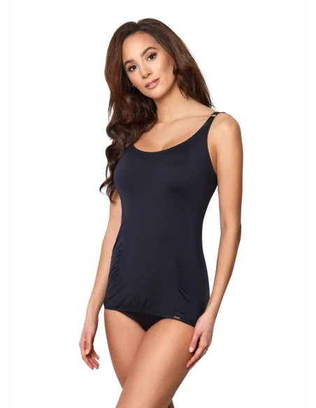 Jednoczęściowy czarny strój kąpielowy TENERYFA [1312]